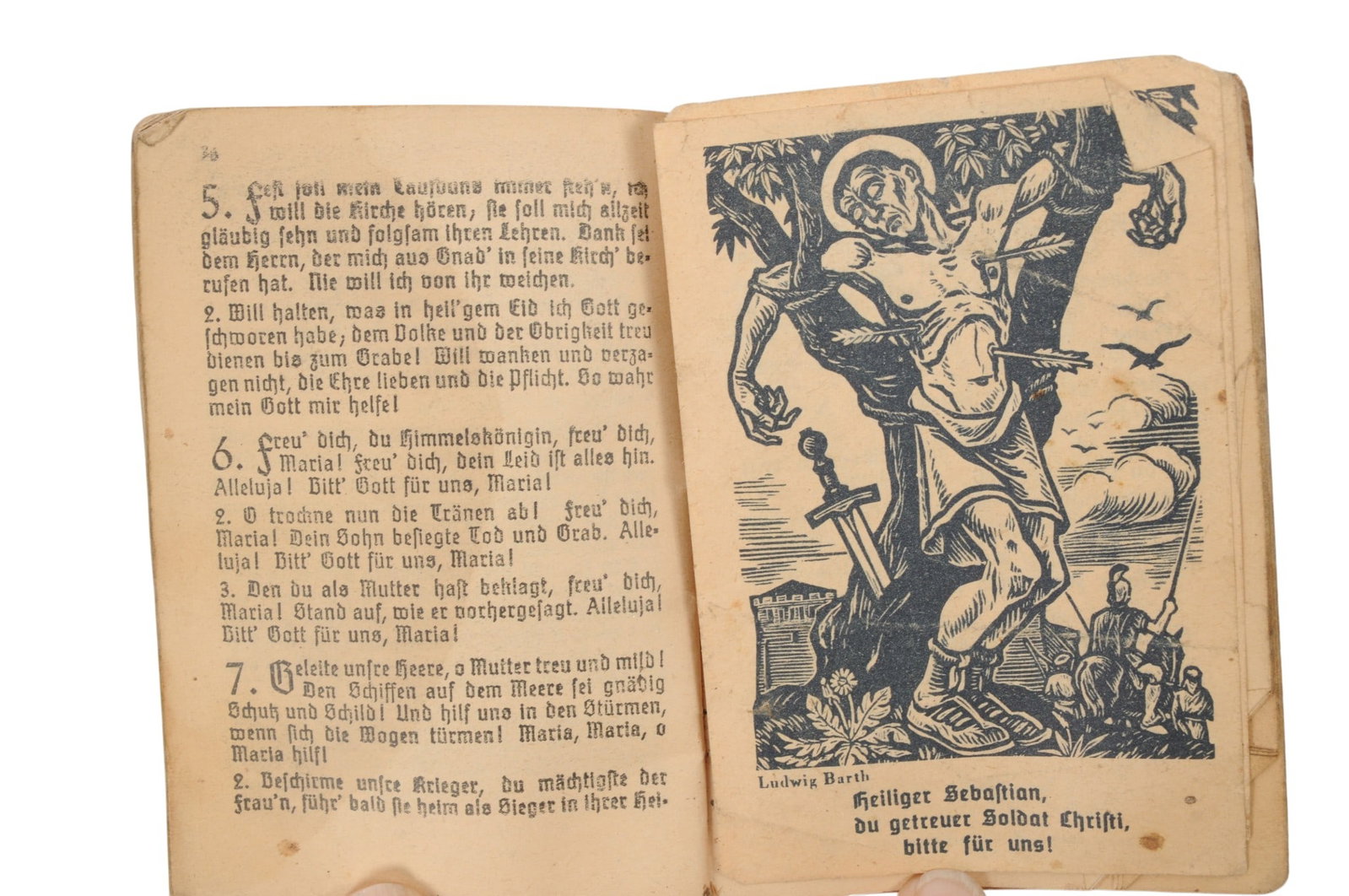 *German WWII Catholic Song Book "Feldgelangbuch" (C3T) - 7