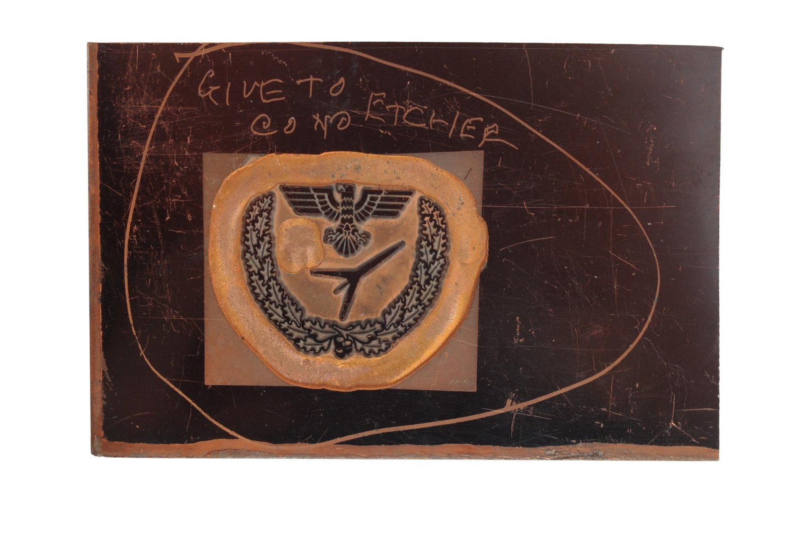*German WWII Training Field Manual, Document, and Etching Preview Plaque Lot of 4 (C3T) - 7