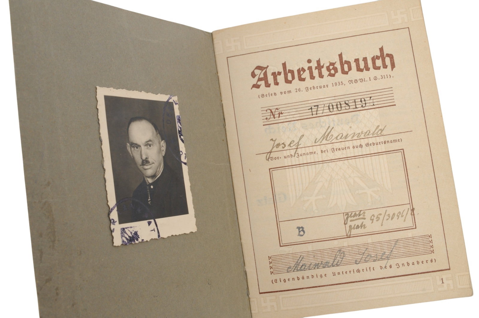 *German Pre WWII Weimar Identification Book Lot of 2 (C3T) - 2