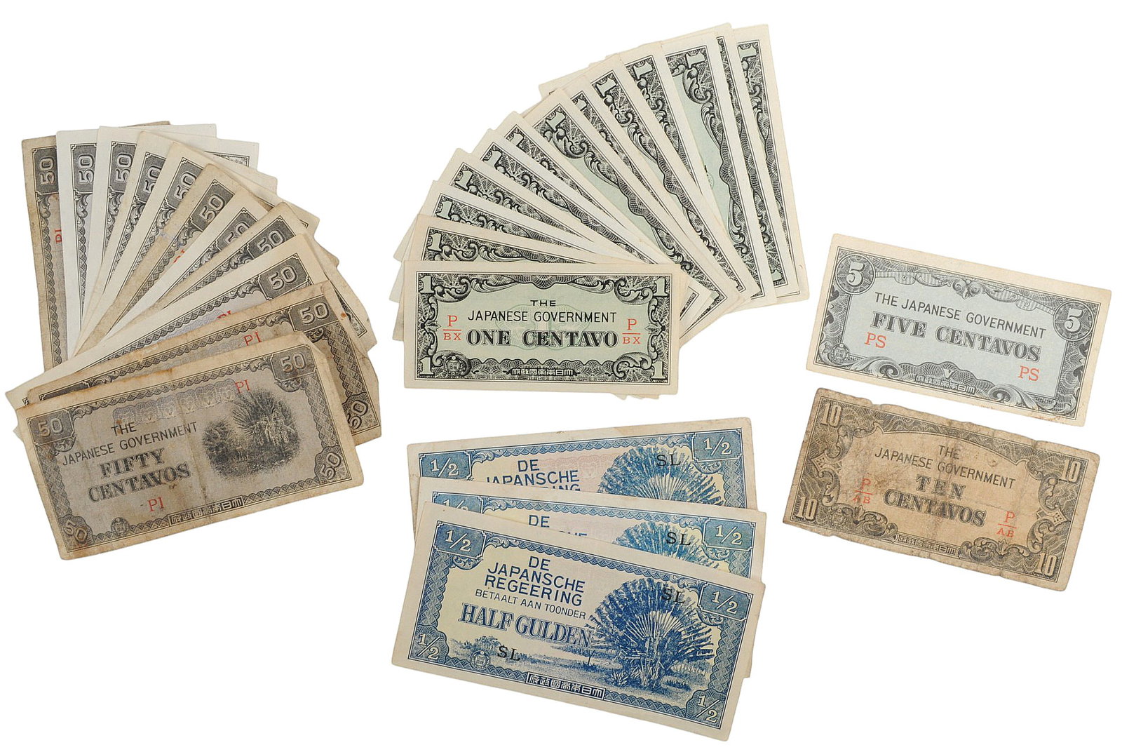 Imperial Japanese WWII Occupation Money Lot of 29 Bills(EDN): An Imperial Japanese WWII Occupation Money Lot of 29 Bills in good to very good condition.