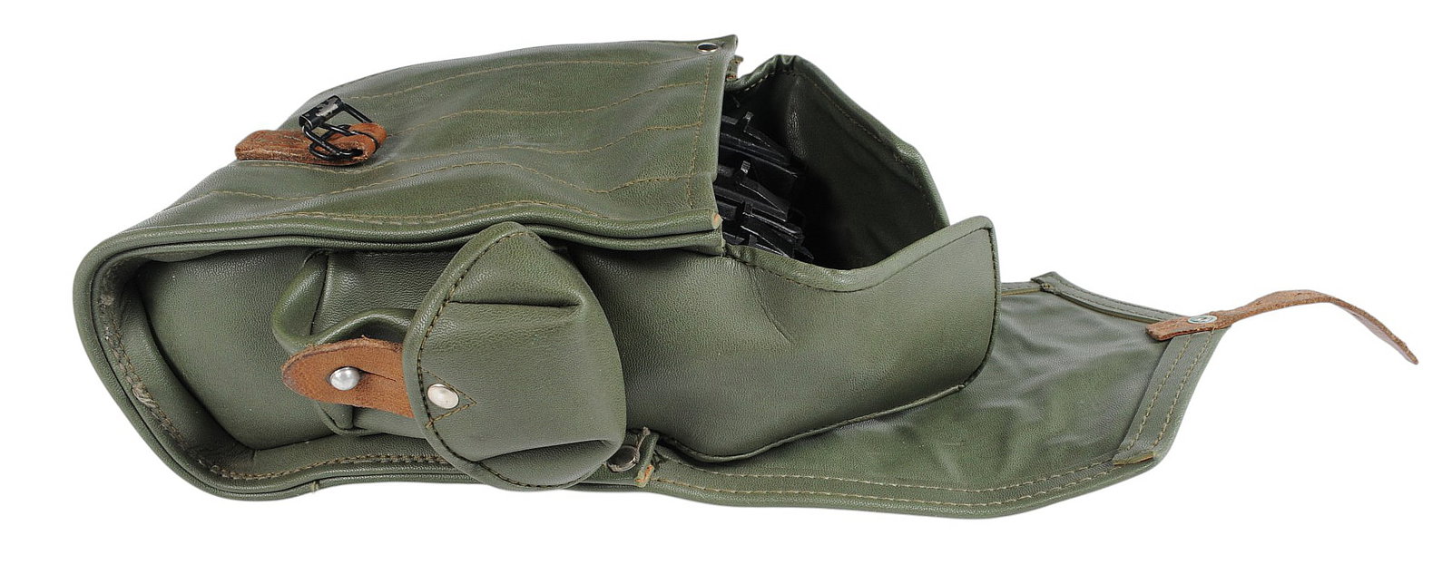 Hungarian AK47 Mag Pouch with 4 Steel 7.62x39mm AK 30 Rd. Magazines (SDJ) - 11