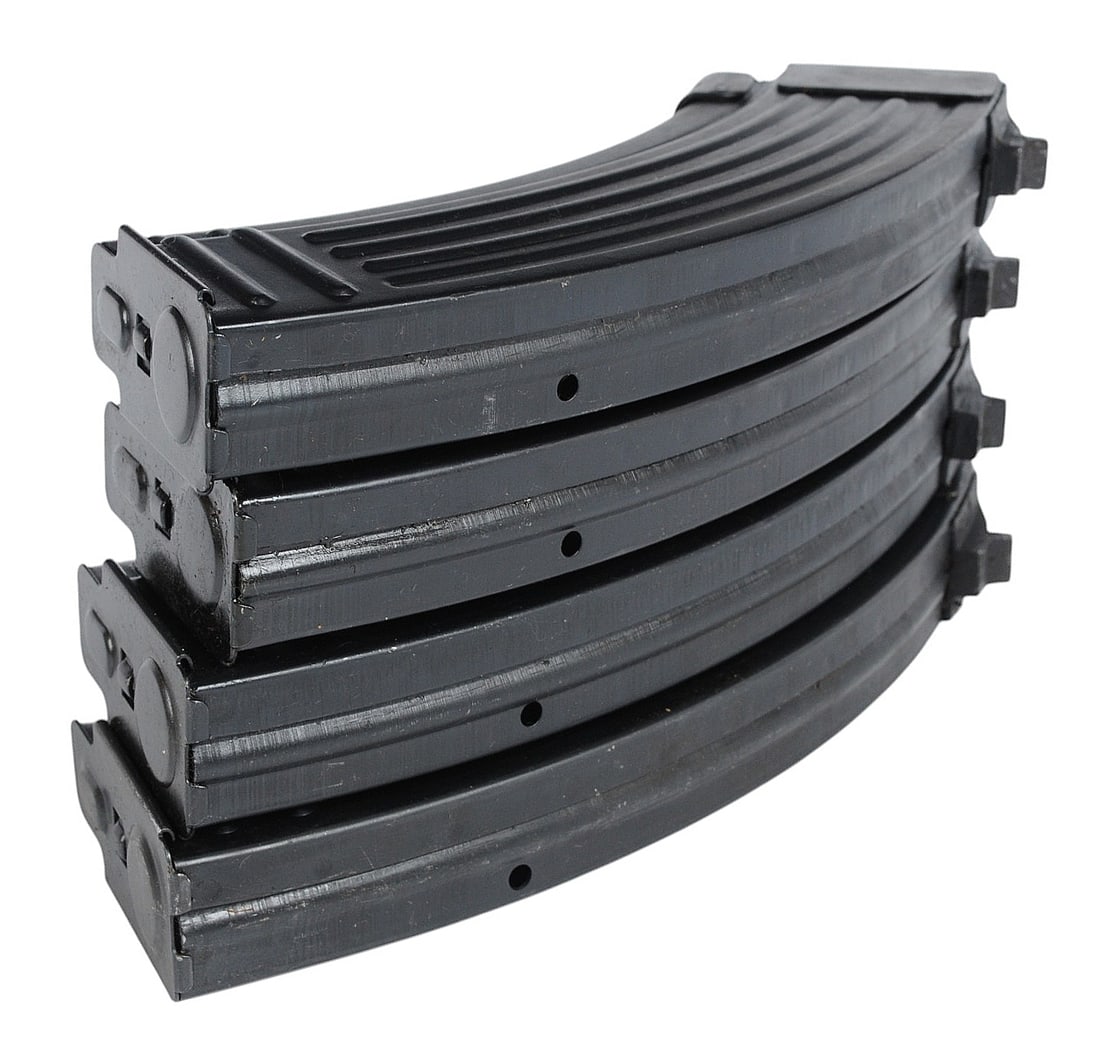 Hungarian AK47 Mag Pouch with 4 Steel 7.62x39mm AK 30 Rd. Magazines (SDJ) - 7