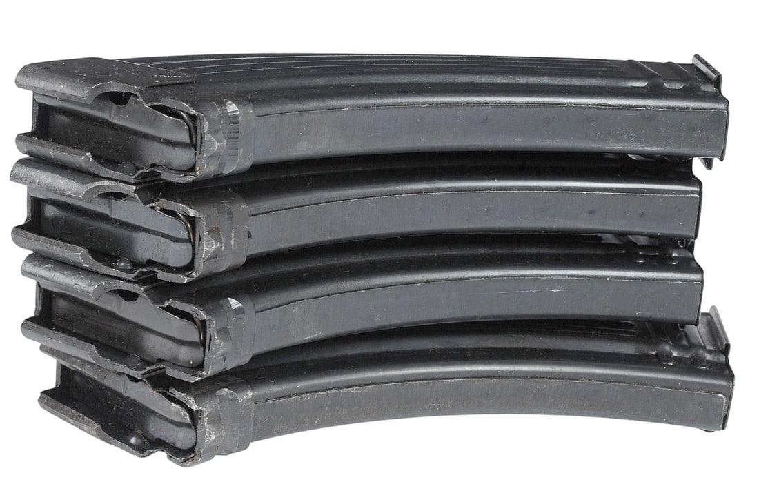 Hungarian AK47 Mag Pouch with 4 Steel 7.62x39mm AK 30 Rd. Magazines (SDJ) - 8