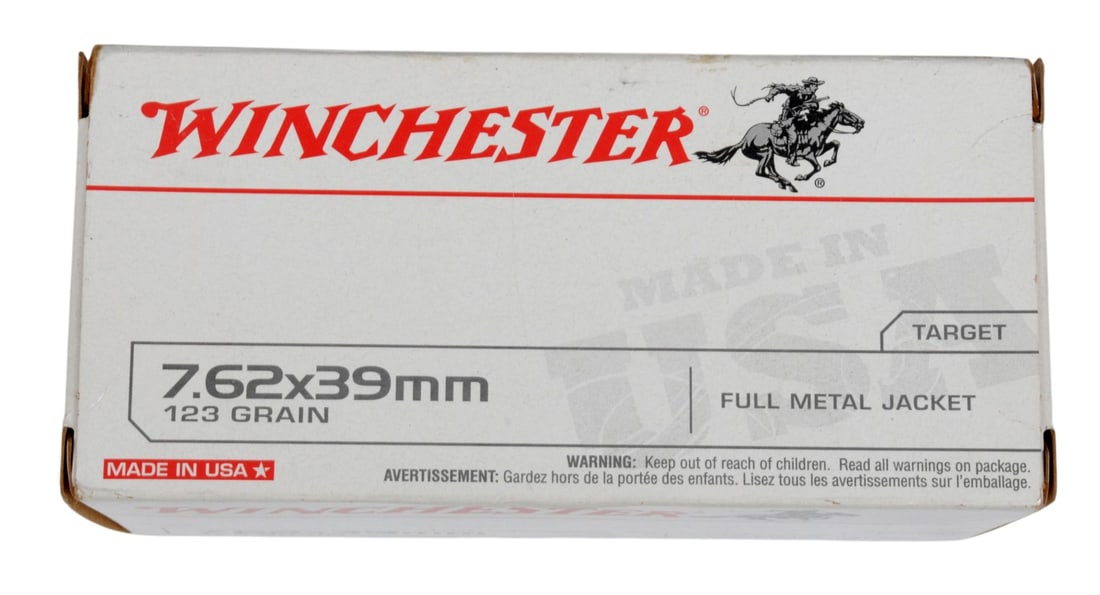Brown Bear, Winchester, and CBC 7.62x39mm and 7.62x51mm Lot of 200 Rds. (LPA) - 2