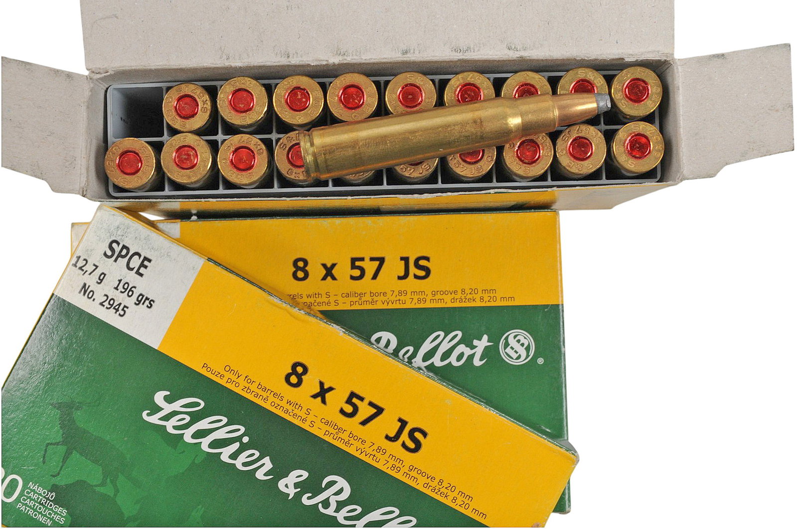 S&B Jacketed Soft-point 8x57mm Ammo Lot of 60 Rounds (A) - 3