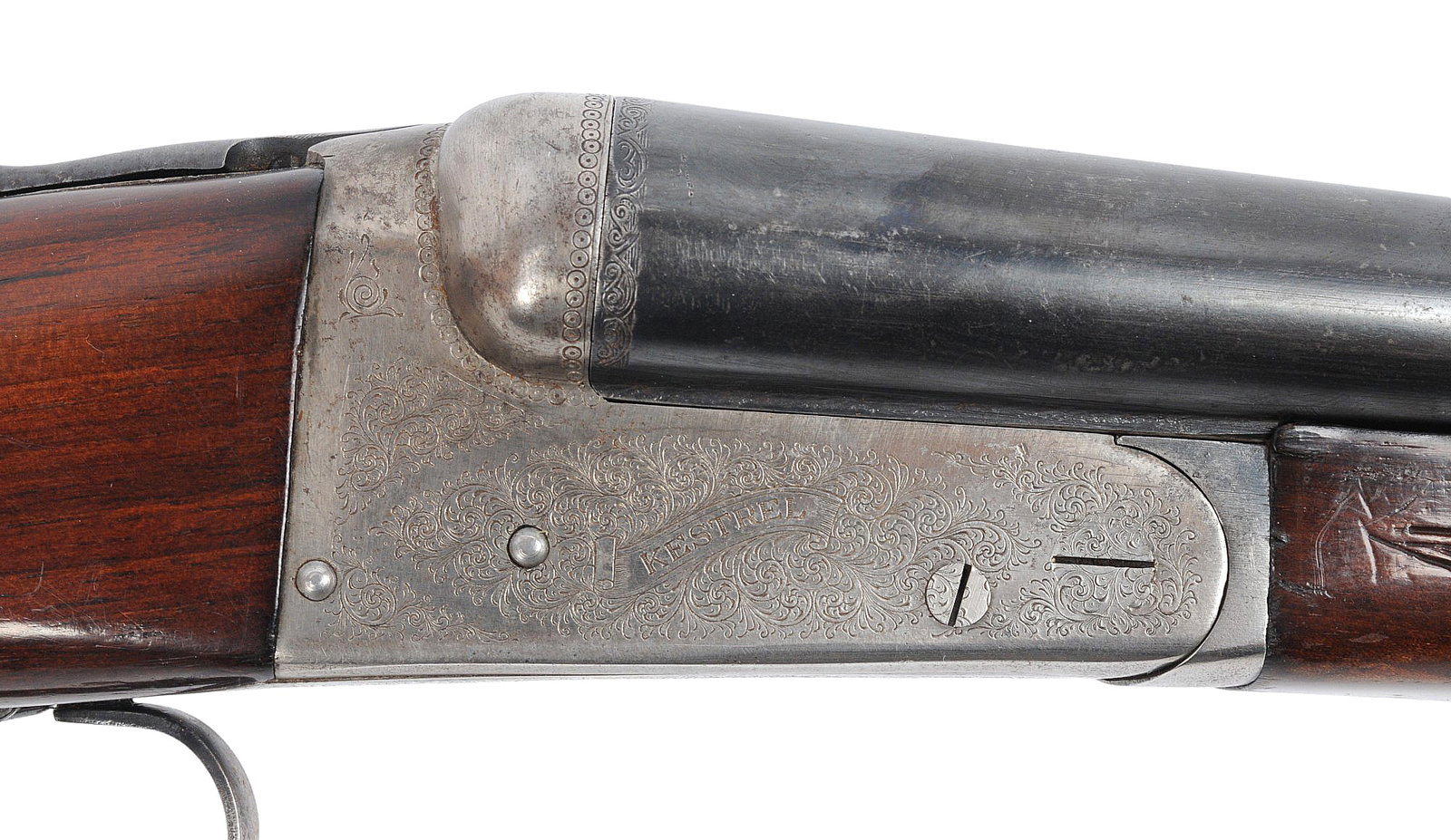 Engraved Spanish Kestrel 12 Ga. Double-Barrel Shotgun - FFL # (A1) - 3