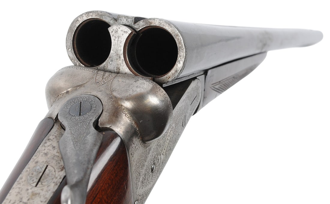 Engraved Spanish Kestrel 12 Ga. Double-Barrel Shotgun - FFL # (A1) - 7
