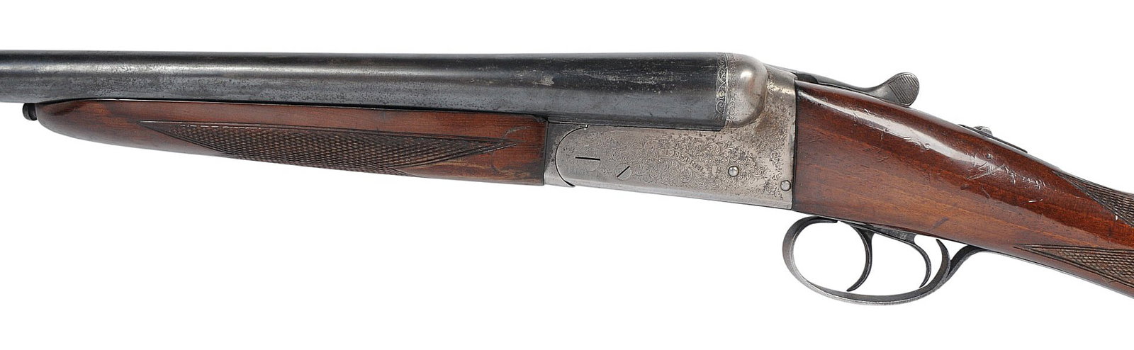 Engraved Spanish Kestrel 12 Ga. Double-Barrel Shotgun - FFL # (A1) - 8
