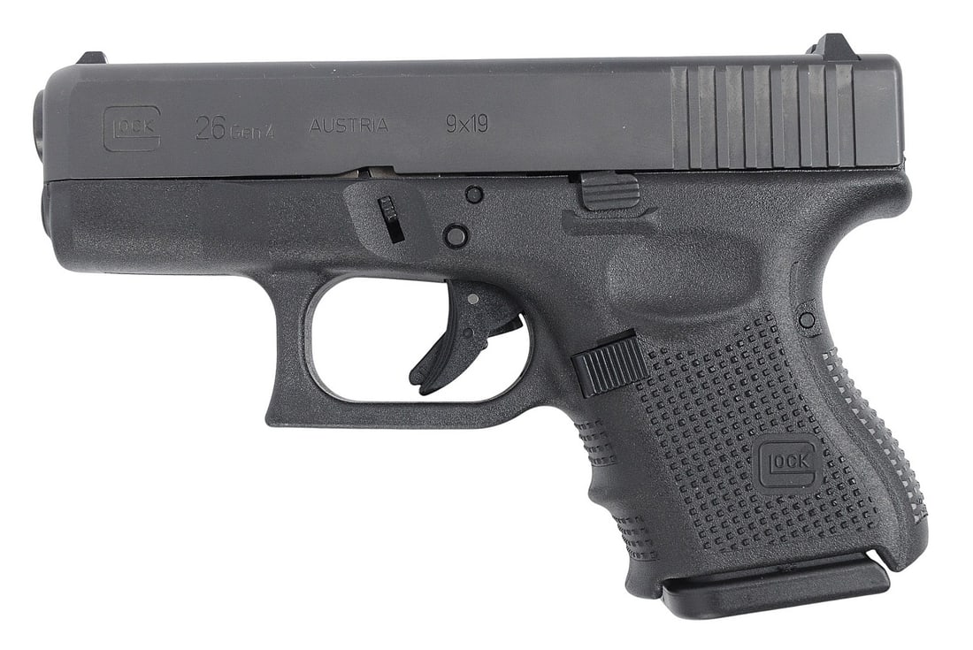 Glock 26 Gen 4 9x19mm Semi-auto Pistol FFL Required: WUG025 (HFS1) - 6