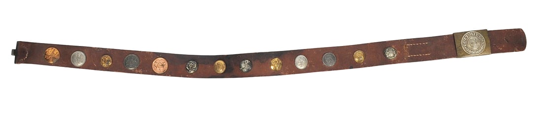 WW1 GERMAN "HATE BELT" (A) (1 of 14)