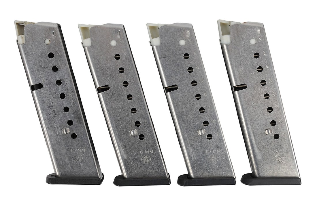 Smith and Wesson Model 1006 9-Round 10mm Magazines Lot of Four (HJJ) - 2