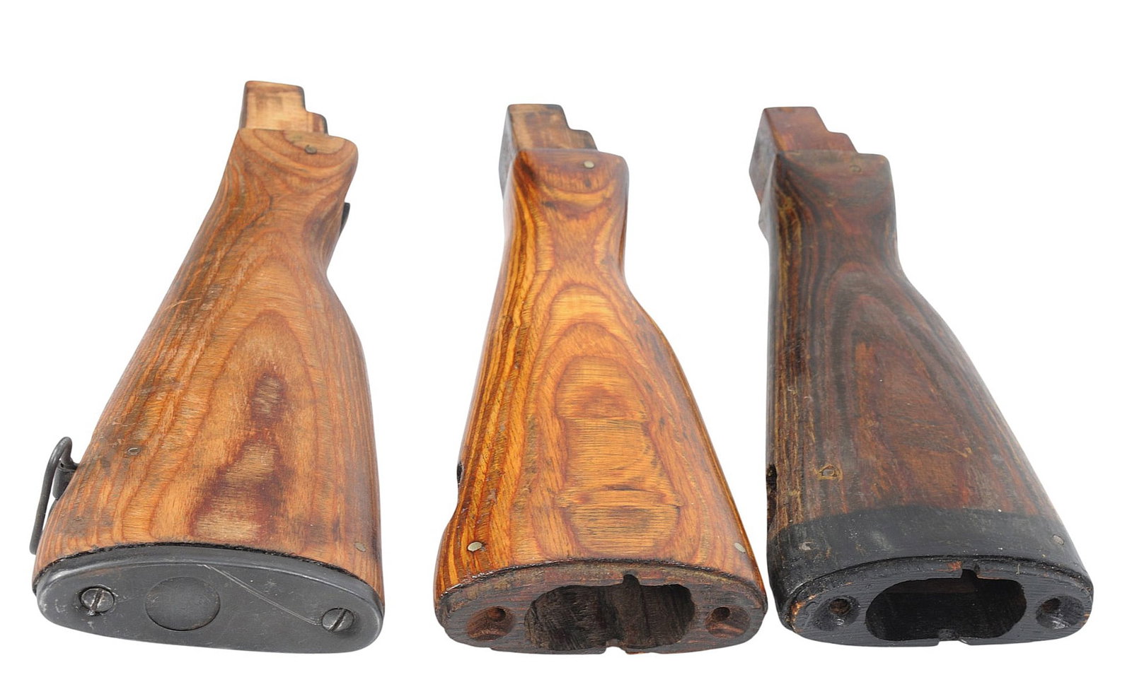 Three Romanian MD.63/65 AK Wood Stock Sets (SDJ) - 4