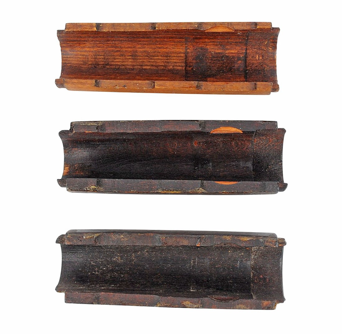 Three Romanian MD.63/65 AK Wood Stock Sets (SDJ) - 8