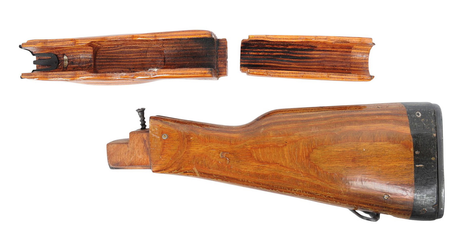 Romanian & Czech WASR 10 AK and VZ58 Stock and Hand guard Lot of 4 Pieces (SDJ) - 2