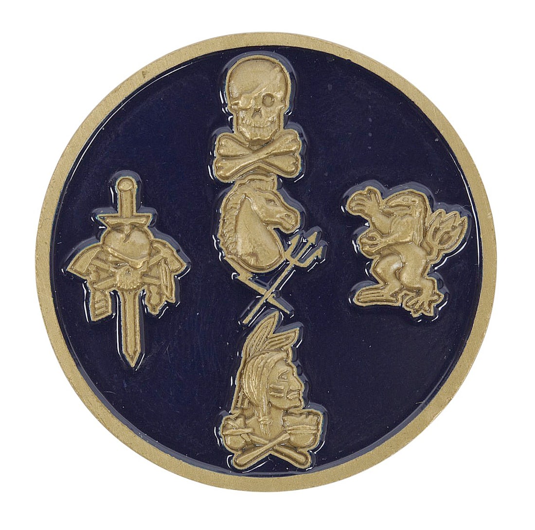 Old Gen Naval Special Warfare Development Group "DEVGRU" Command Coin (EDN) - 2