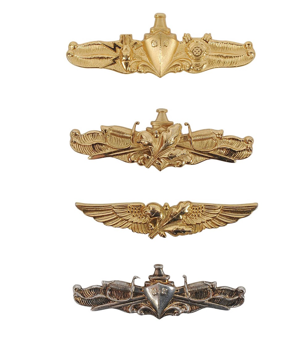 US Navy Enlisted and Officer Supply, Surface Warfare, and Air Supply Device Lot of 4 (EDN) (1 of 2)