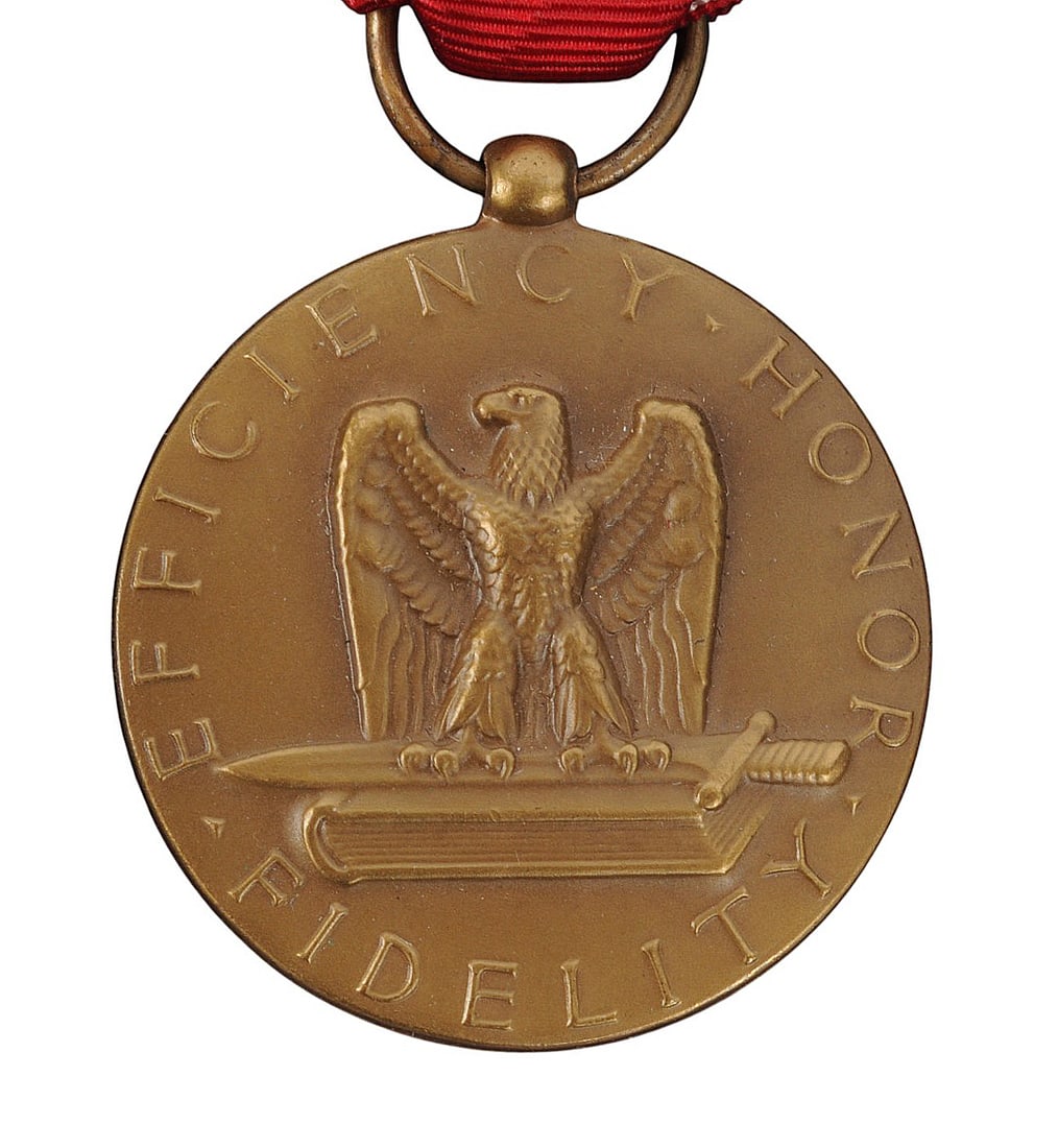 Vintage US Military Vietnam Era Good Conduct Medal with Original Box (EDN) - 2