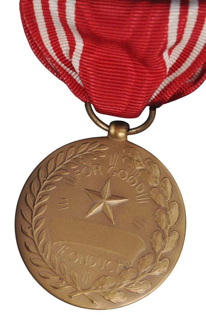 Vintage US Military Vietnam Era Good Conduct Medal with Original Box (EDN) - 3
