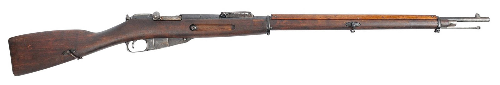 1894 Made French Châtellerault M1891 Mosin-Nagant 7.62x54mmR Bolt-action Rifle No FFL Needed (: A 1894 Made French Châtellerault M1891 Mosin-Nagant 7.62x54mmR Bolt-action Rifle that is in good to very good condition with a bright and defined bore that needs a minor cleaning. The action