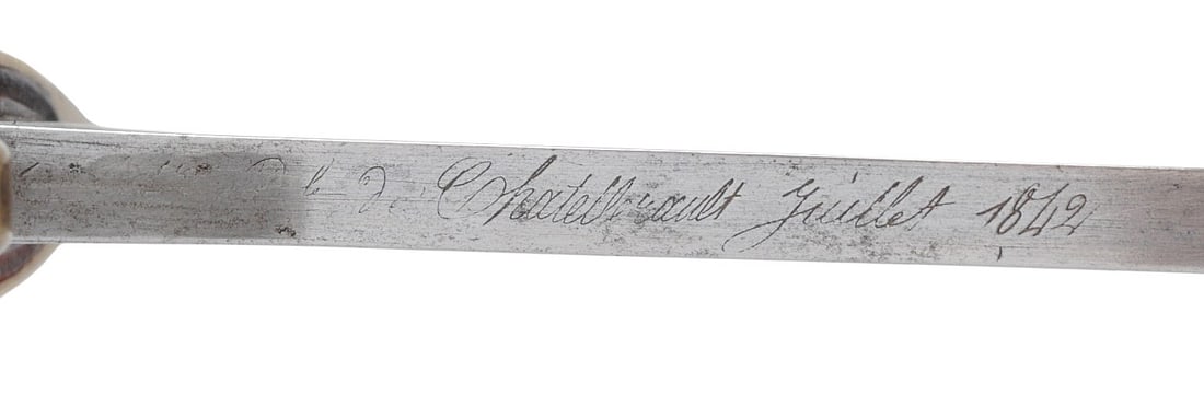 French Model 1829 Mounted Artillery Saber (CPD) - 4