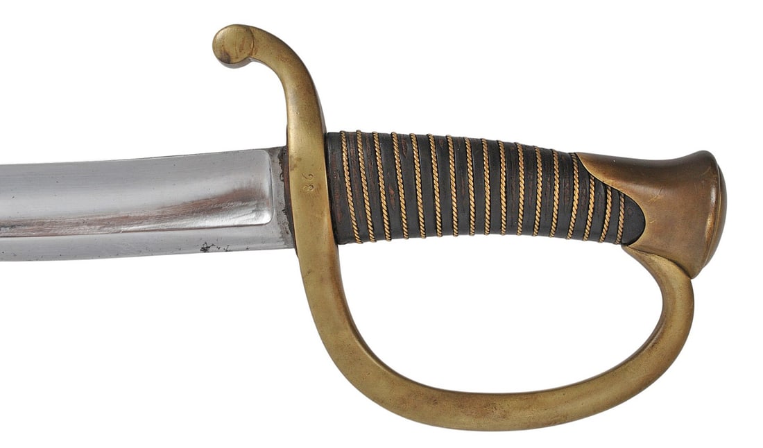 French Model 1829 Mounted Artillery Saber (CPD) - 5