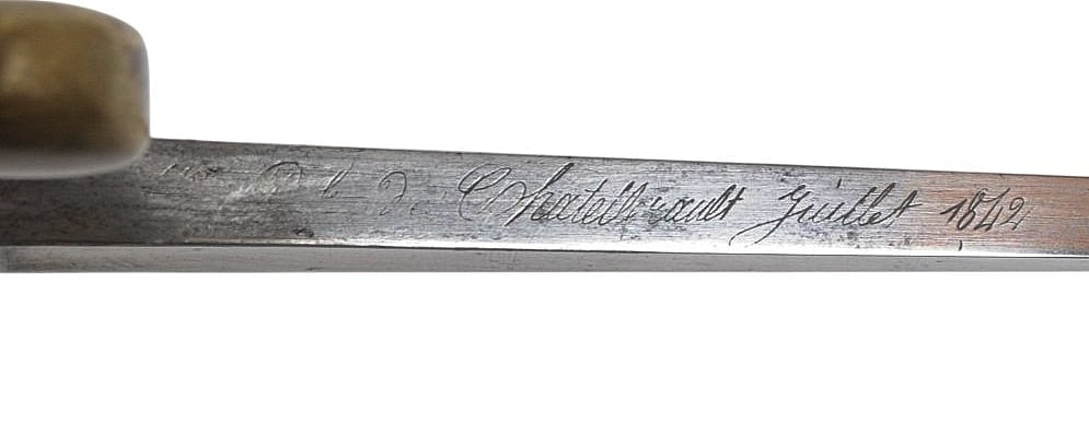 French Model 1829 Mounted Artillery Saber (CPD) - 8
