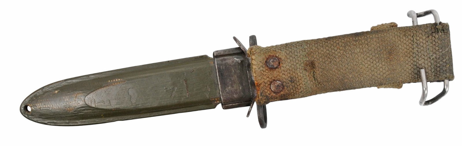 USGI Surplus M4 M1 Carbine Bayonet with M8A1 Scabbard(R2C) - 4