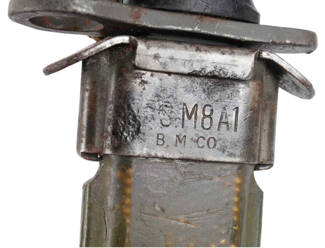 USGI Surplus M4 M1 Carbine Bayonet with M8A1 Scabbard(R2C) - 5