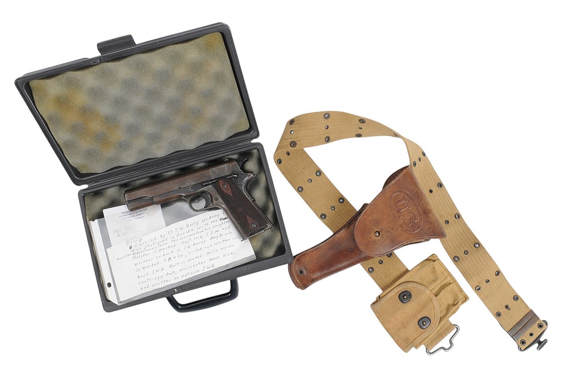 1918 Dated Colt M1911 .45 ACP Semi-auto Pistol FFL Required: 451791 (RLR1) - 16