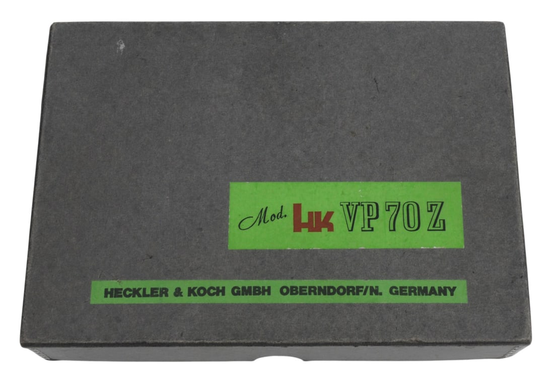 Heckler and Koch VP70Z 9x19mm Semi-auto Pistol FFL Required: 91915 (S4S1) - 10