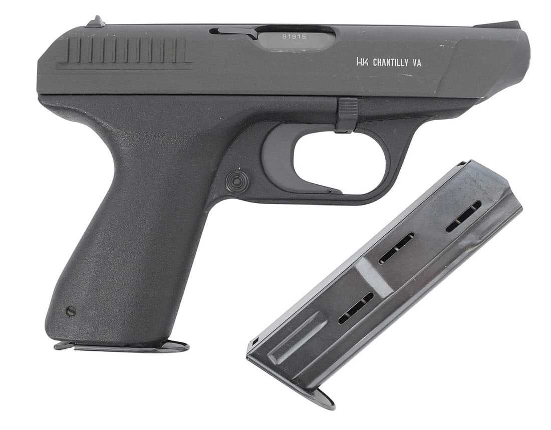 Heckler and Koch VP70Z 9x19mm Semi-auto Pistol FFL Required: 91915 (S4S1): A Heckler and Koch VP70Z 9x19mm Semi-auto Pistol that is in very good condition with a bright and defined bore. The action appears to function properly, and the finish shows light usage wear. Argued a