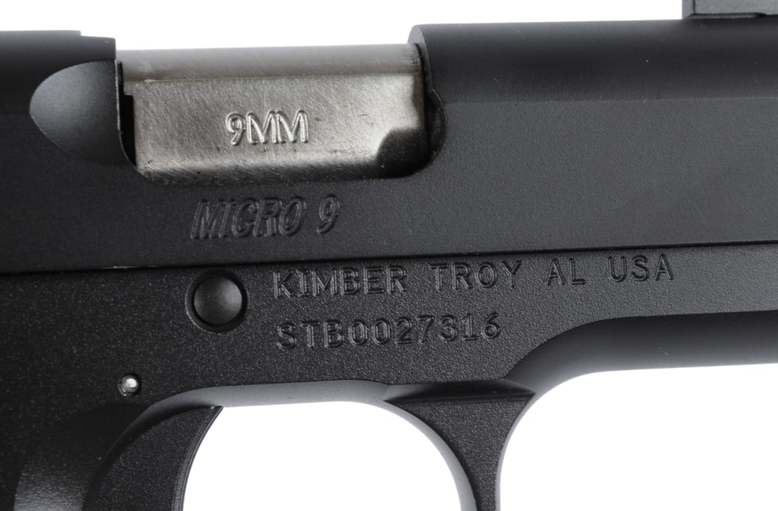 Kimber Micro 9 9x19mm Semi-auto Pistol FFL Required: STB0027316 (RWI1) - 6