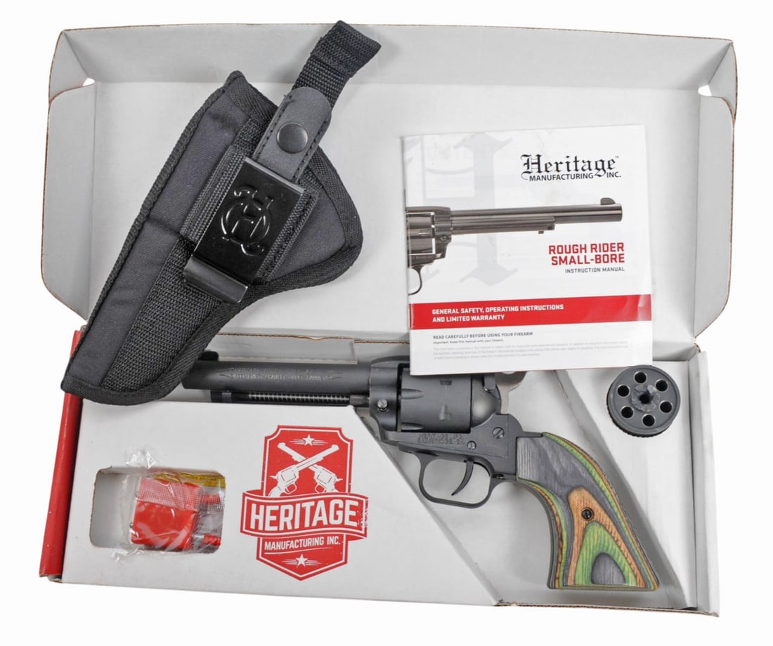 Heritage Rough Rider .22LR/WMR Single-Action Revolver FFL Required: 1BH922270 (RWI1) - 9