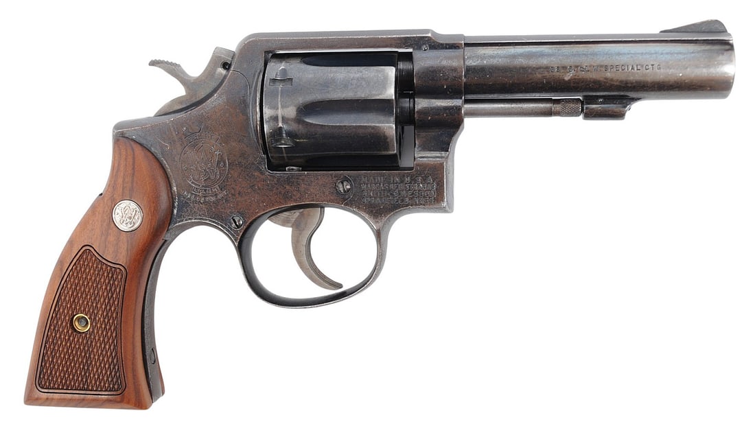 Foreign Law Enforcement Smith and Wesson Model 10-6 .38 SPL Revolver FFL Required: C975074 (K3C1) - 2