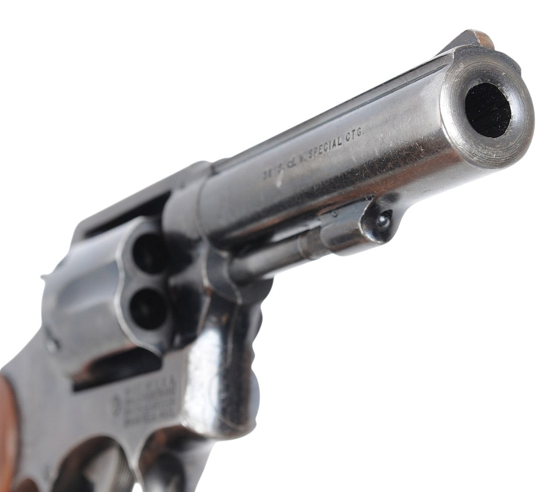 Foreign Law Enforcement Smith and Wesson Model 10-6 .38 SPL Revolver FFL Required: C975074 (K3C1) - 9