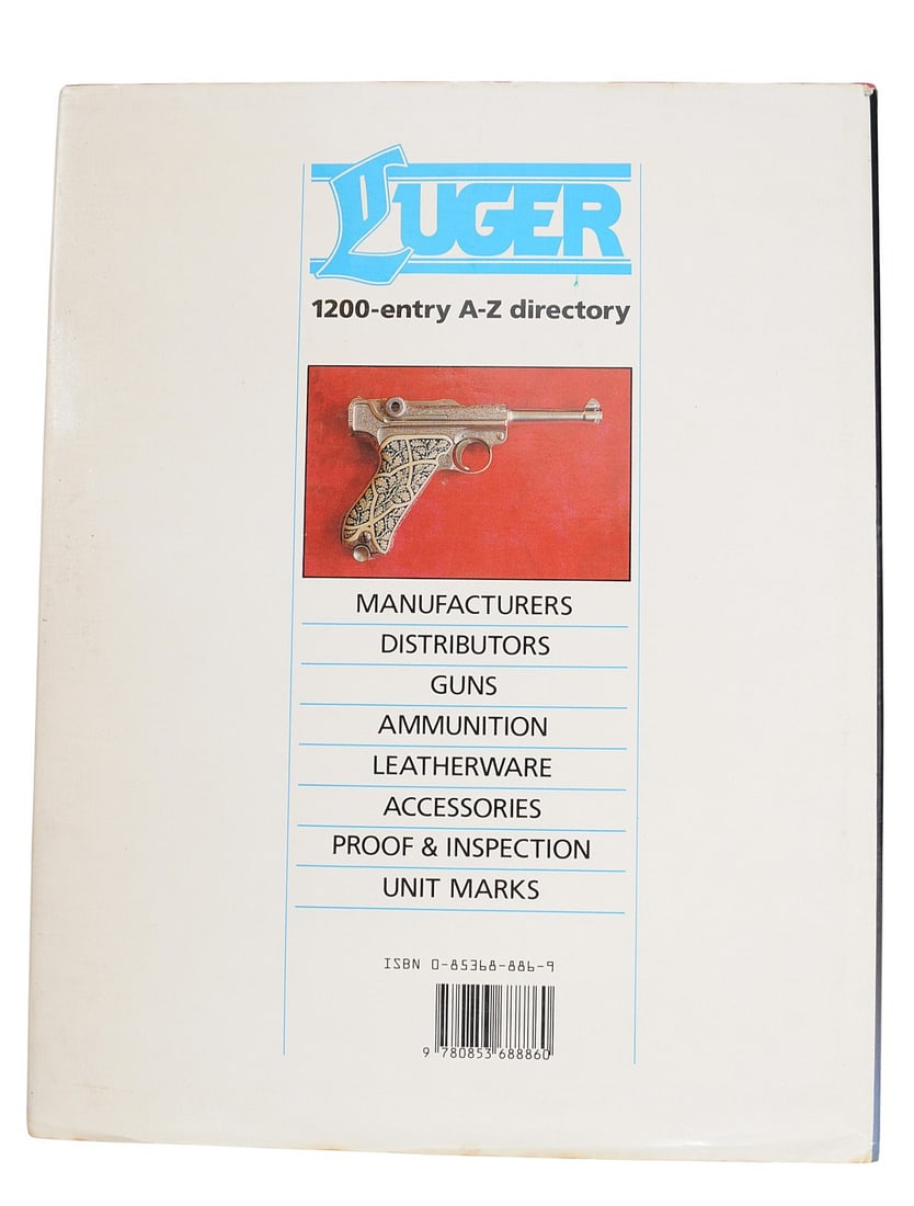 Luger Book By John Walter (B3W) - 3