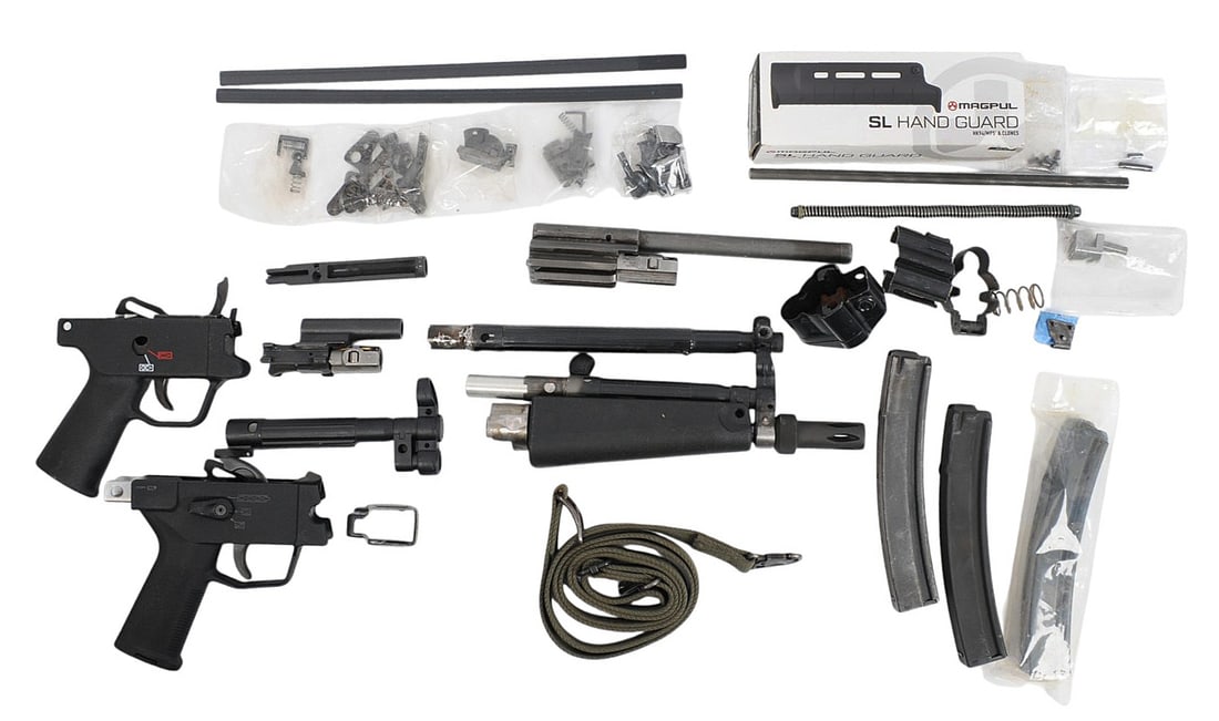 German Heckler & Koch MP5 9x19 Parts Kit Lot (H3M) - 2