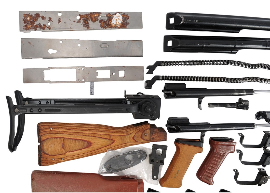 Cold War AK-47 Parts Lot Bulgarian, Hungarian, Romanian, Yugoslavian (H3M) - 2