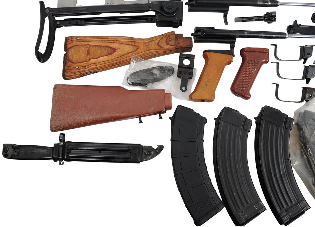 Cold War AK-47 Parts Lot Bulgarian, Hungarian, Romanian, Yugoslavian (H3M) - 3