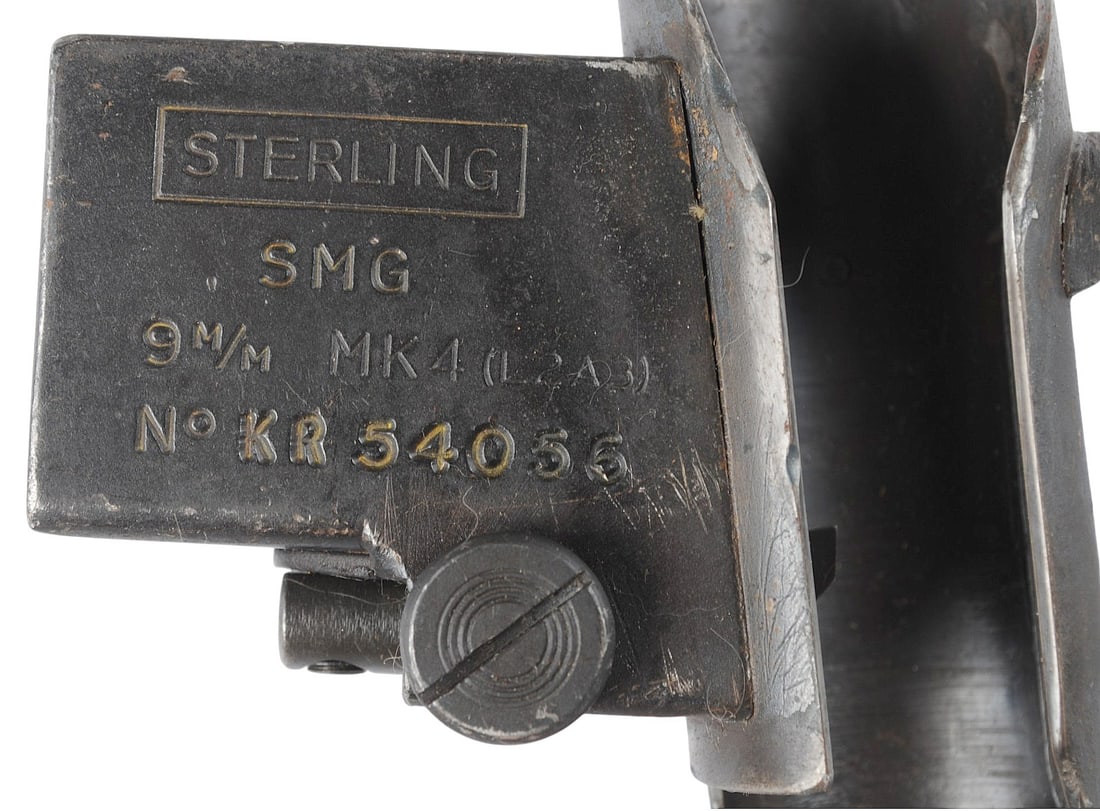 British World War II Sten MkIII Parts Kit Lot (H3M) - 5