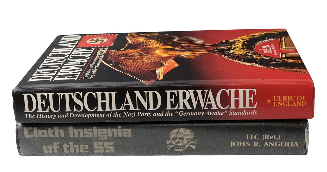 *German WWII "Cloth Insignia of the SS" & "Deutschland Erwache" Educational Book Lot-$600 Value! (A) - 3