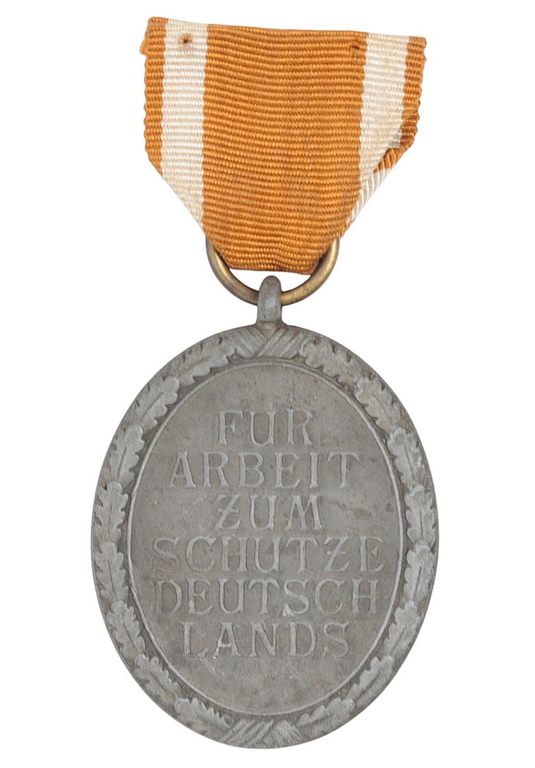 *German WW2 West Wall Medal (O3J) - 2