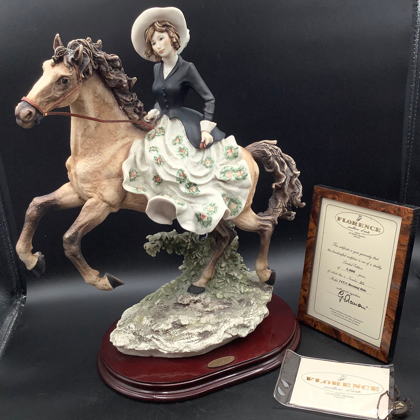 Giuseppe Armani Morning Ride, Numbered Limited Edition with COA and Original Box (1 of 20)
