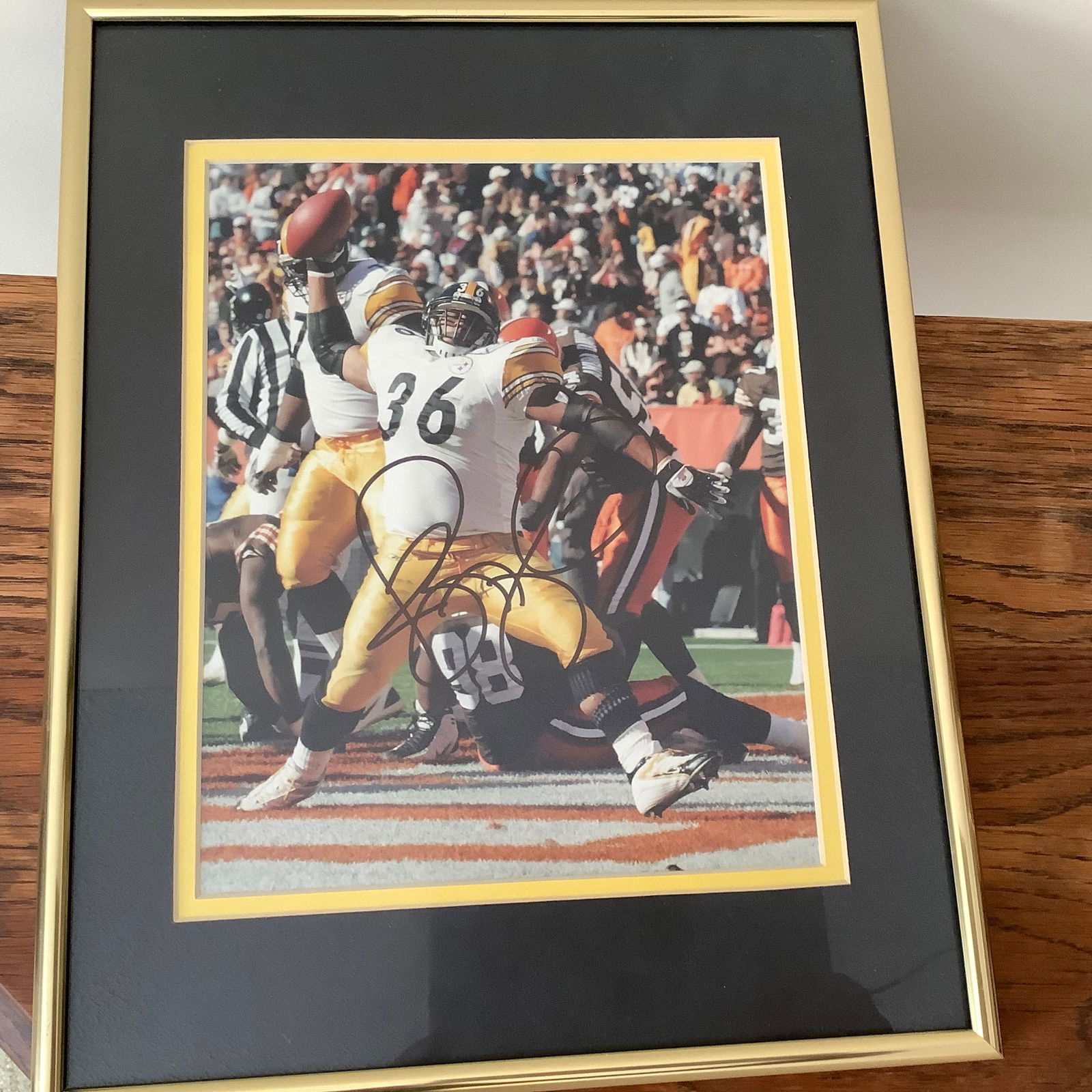 Steelers Jerome Bettis Autographed Photo (1 of 5)