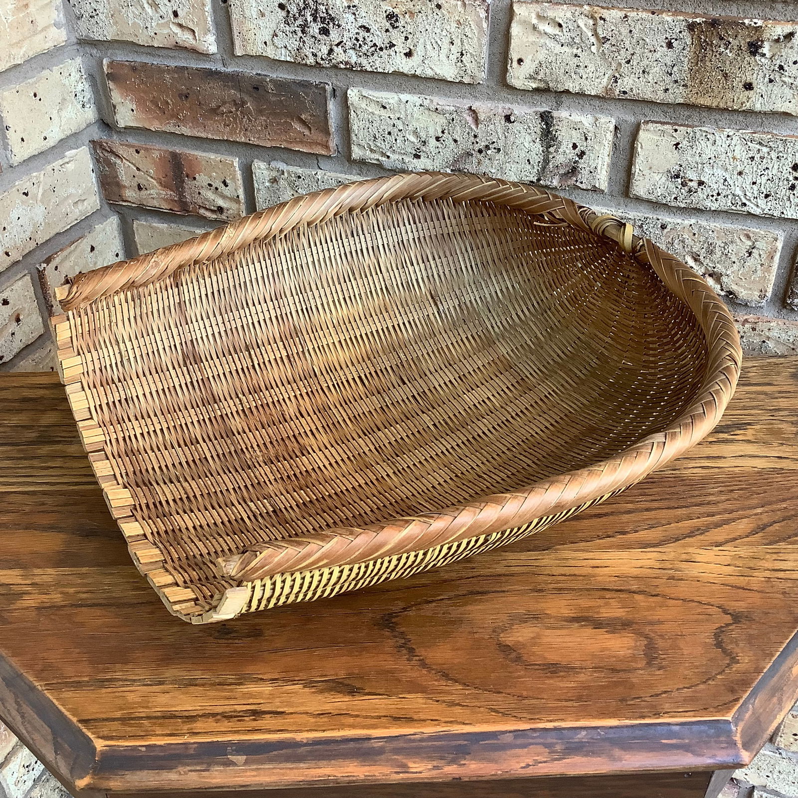 Antique Japanese Bamboo Rice Sifter (1 of 9)