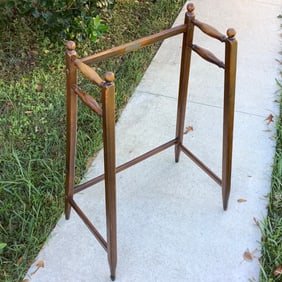 Antique Oak Walker made by Vaught Mfg Company with Patent Plate
