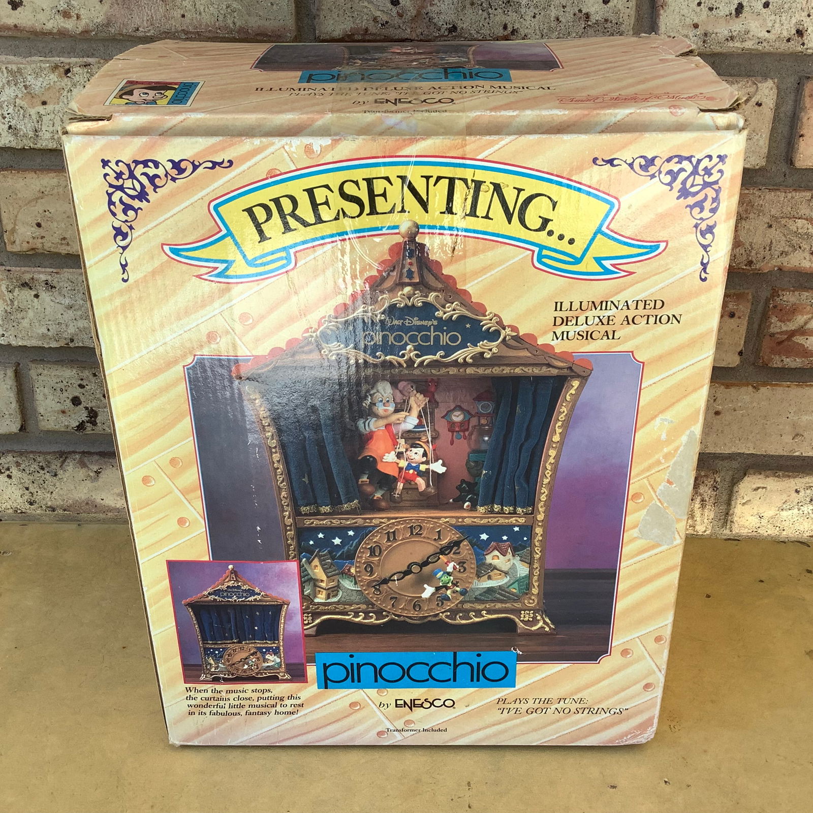 Enesco Pinnochio Music Box with Original Box (1 of 9)