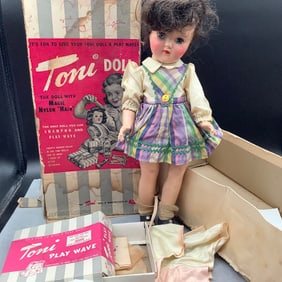 Antique Toni Doll with Magic Hair with Box 1950s