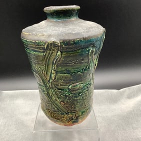 Vintage Oribe Small Mouthed Vase