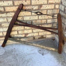 Antique E.C. Atkins & Co 1 Arm Bow Saw